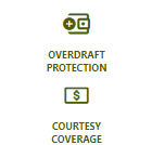 Overdraft Protection and Courtesy Coverage Icon Test 2