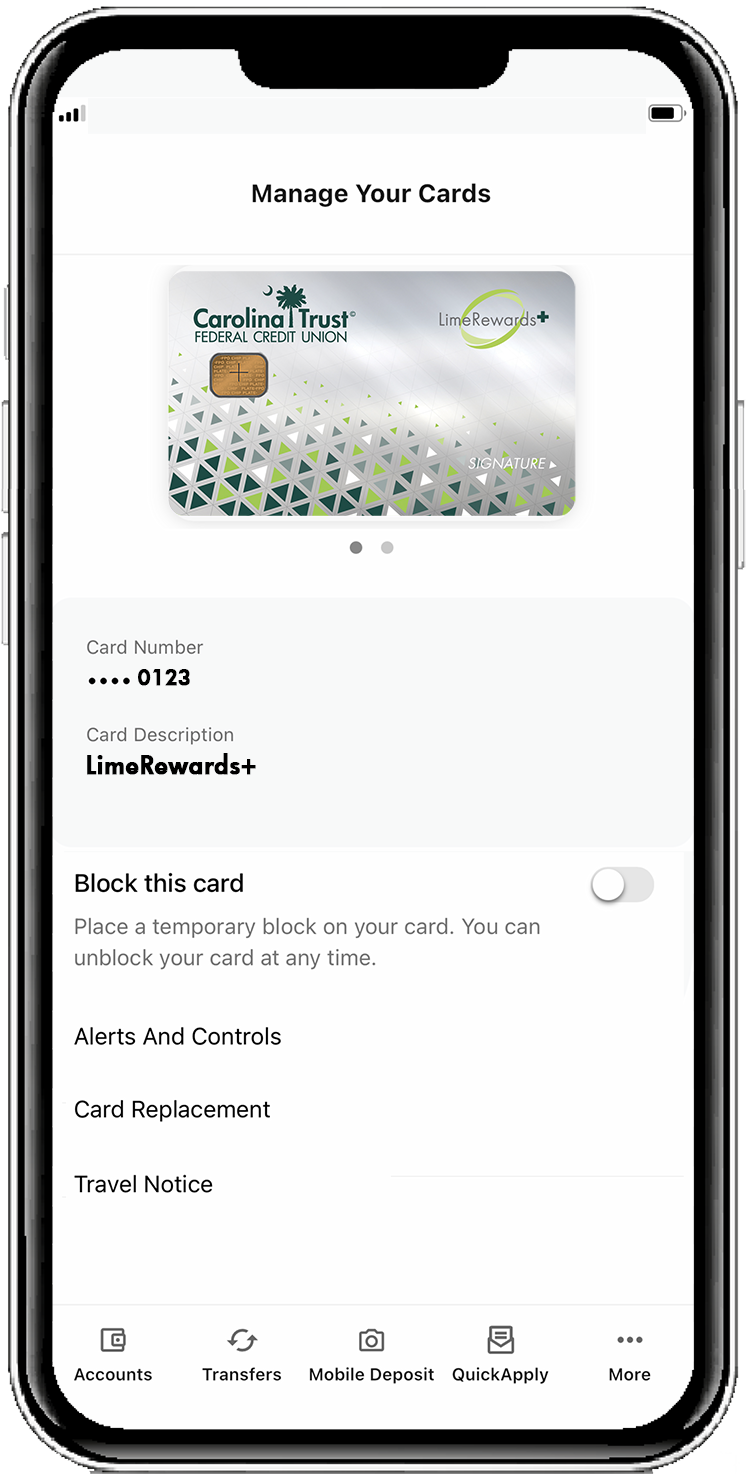 Mobile Banking Alerts and Controls